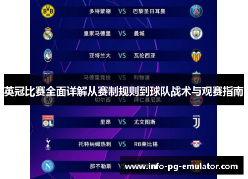 英冠比赛全面详解从赛制规则到球队战术与观赛指南 英冠比赛全面详解从赛制规则到球队战术与观赛指南